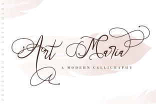 Art Maria: The Sweet Script Font for Handmade Brands