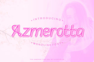 Azmerotta: The Modern Monoline Script Font for Romantic Brand Campaigns