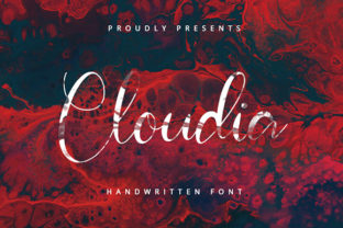 Cloudia: A Playful Handwritten Font for Brand Identity