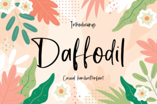 Daffodil: A Casual Handwritten Typeface for Creative Branding