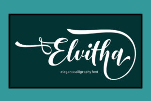 Elvitha Script Handwritten Typeface for Elegant Branding