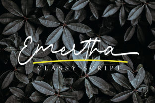 Emertha Script: Elevate Your Digital Brand with Contemporary Elegance