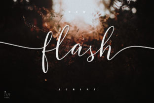 Flash Script Typeface for Standout Editorial Design