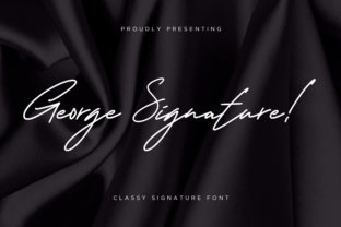 George Signature Typeface Review for Elegant Campaign Design