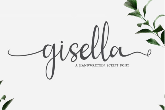Gisella: A Natural Handwritten Font for Editorial Design