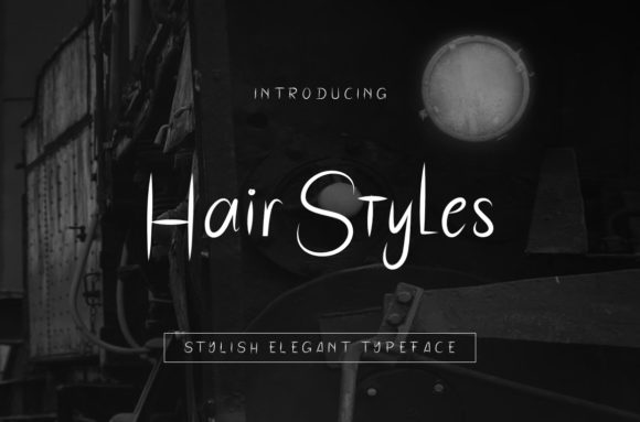 Hair Styles: A Raw Sans Serif Typeface for Editorial Design
