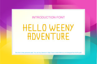 Hello Weeny Adventure: Modern Sans Serif Fonts for Brand Identity