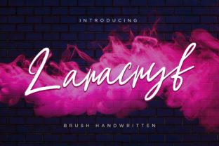 Laracryf: A Bold Handwritten Font for Editorial Design