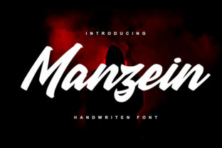 Manzein Script Handwritten Fonts for Editorial Design