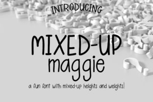 Mixed-Up Maggie: A Playful Sans Serif for Editorial Branding
