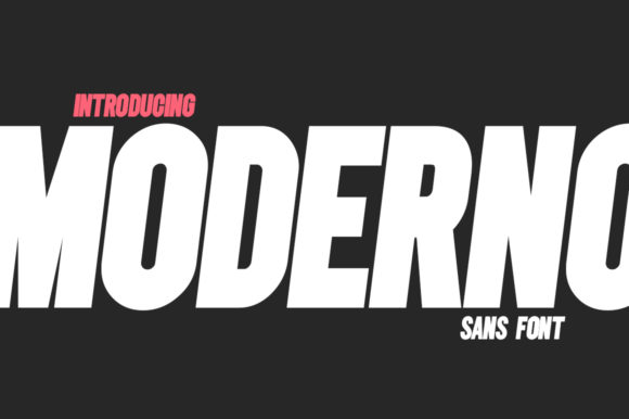 Moderno Typeface Review: Bold Sans Serif for Maker Branding