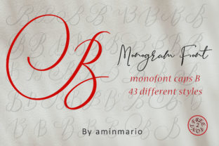 Monogram B Monofont Caps B: Elevate Your Brand Identity