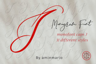 Monogram J Monofont Caps J: A Designer’s Review of This Script Handwritten Typeface