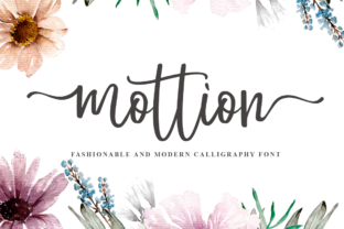 Mottion Typeface: A Sweet Handwritten Font for Youthful Brand Campaigns