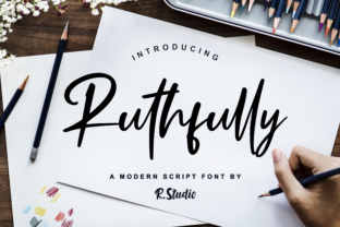 Ruthfully: A Modern Script Handwritten Font for Digital Branding