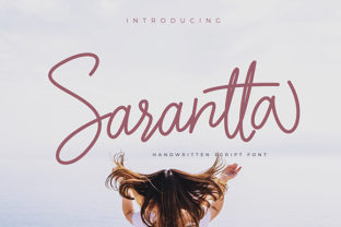 Sarantta: The Handwritten Font for Romantic Brand Identity