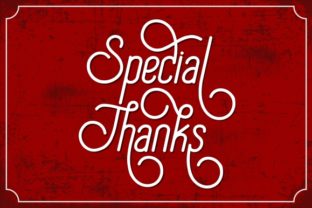 Special Thanks Font Review: A Vintage Script for Designers