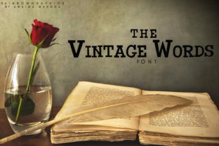 The Vintage Words Typeface for Authentic Campaign Branding