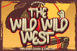 The Wild Wild West Typeface for Creative Craft Projects