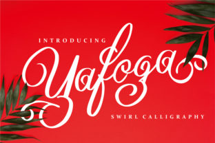 Yafoga: A Modern Script Handwritten Font for Digital Branding